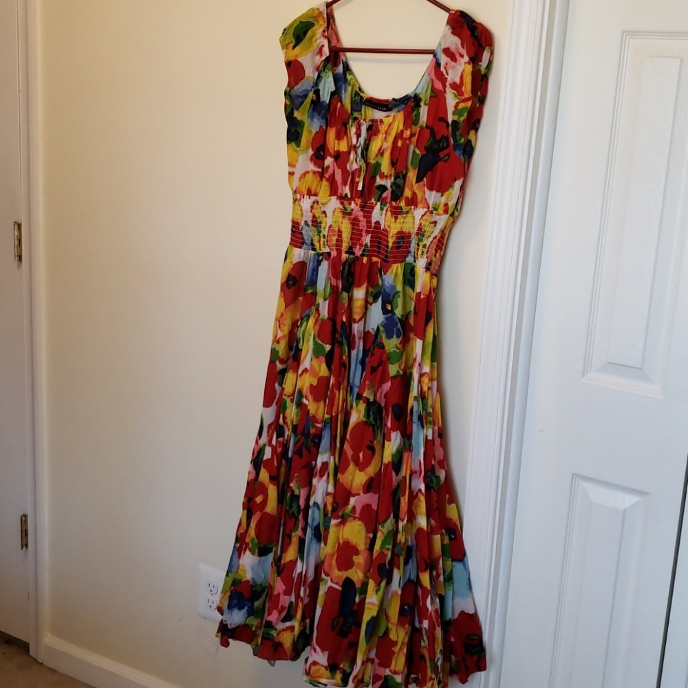 Floral dress XL